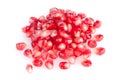 Pomegranate seed pile Royalty Free Stock Photo