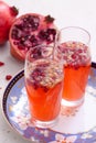 Pomegranate Spritzer Royalty Free Stock Photo