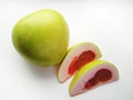 Pomela Fruits pieces Royalty Free Stock Photo