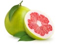 Pomelo citrus fruit isolated Royalty Free Stock Photo