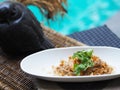 Pomelo salad with shrimp and coriander leaf