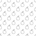 Pomelo seamless pattern background.