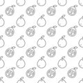 Pomelo seamless pattern background.