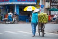 Pomelo seller in Saigon