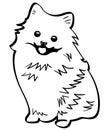 Pomeranian dog vector eps Hand drawn, Vector, Eps, Logo, Icon, silhouette Illustration by crafteroks for different uses.