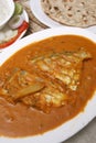 Pomfret curry or fish curry Royalty Free Stock Photo
