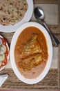 Pomfret curry or fish curry Royalty Free Stock Photo