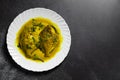 Pomfret in mustard gravy) is an authentic Bengali recipe which is made with pomfret fish.Pomfret fish curry