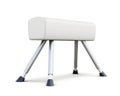 Pommel horse isolated on white background. 3d rendering Royalty Free Stock Photo
