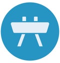 Pommel jump Isolated Vector Icon which can easily modify or edit Royalty Free Stock Photo