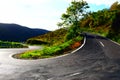 Pommern, Germany - 10 21 2020: Very steep curves in the vineyards