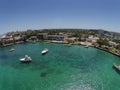 Pompano Beach, Florida aerial view of coastline