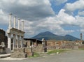 Pompei ancient Roman ruins - Pompei Scavi walls, arcs and columns