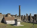 Pompei ancient Roman ruins - Pompei Scavi walls and columns