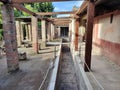 Pompei - Canale del ninfeo della Casa di Ottavio Quartione
