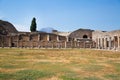 Pompei, excavations of Pompei. Historic roman ruins in Italy