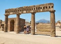 Ruins of Pompeii, ancient Roman city. Pompei, Campania. Italy.