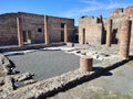 Pompei - Peristilio della Casa dei Mosaici Geometrici