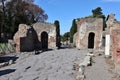 Pompei - Porta Ercolano nel Parco Archeologico di Pompei da Via Consolare