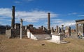 Pompei, ruins from the volcano Royalty Free Stock Photo