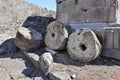 Pompei - Ruote in pietra nella Necropoli di Porta Ercolano