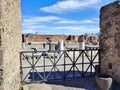 Pompei - Scorcio della Piazza del Foro dal Tempio di Apollo