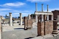 Pompei - Scorcio della Piazza del Foro dalla Basilica