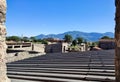 Pompei - Scorcio panoramico dalla Casa del Criptoportico Royalty Free Stock Photo