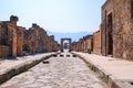 Pompei street Royalty Free Stock Photo