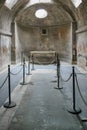 Pompeian baths. Pompeii (Naples - Italy) Royalty Free Stock Photo