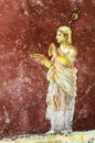 Pompeian fresco Royalty Free Stock Photo