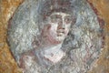 Pompeian portrait. Pompeii (Naples - Italy) Royalty Free Stock Photo