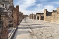 Pompeii Ancient Roman Ruins Royalty Free Stock Photo