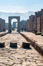 Pompeii archaeological site, Italy.