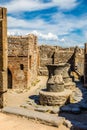 Pompeii Bakery - Pompei, Province of Naples, Campania, Italy Royalty Free Stock Photo