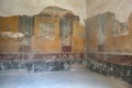 Pompeii fresco. Naples (Italy) Royalty Free Stock Photo