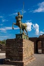 Centaur sculpture by Igor Mitoraj at the Forum in Pompeii