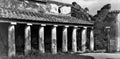 Pompeii Italy, circa 1984, ruins of a public building