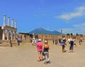 City Forum with Mount Vesuvius