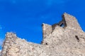 Pompeii in Italy, ruins of the antique Temple of Apollo with bronze Apollo statue, Naples Royalty Free Stock Photo