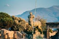 Pompeii, Italy. Statue Of Centaur On Territory Of Forum