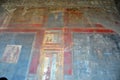 Pompeii, Italy - 09 24 2018: A Well Preserved Fresco Among the Ruin Royalty Free Stock Photo