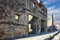 Pompeii, Naples, Italy. Ancient Roman city ruins