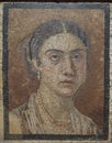 Pompeii (Pompei) - Portrait of Pompeian woman Royalty Free Stock Photo