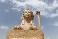 Pompey Pillar in Alexandria, Egypt Royalty Free Stock Photo