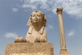 Pompey Pillar in Alexandria, Egypt Royalty Free Stock Photo