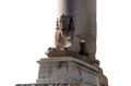 Pompey`s pillar in Alexandria Royalty Free Stock Photo