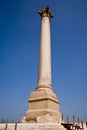 Pompey`s Pillar in Alexandria, Egypt Royalty Free Stock Photo