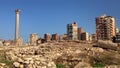 Archaeological site at the Ruins of the Pompeyâs Pillar, Alexandria, Egypt