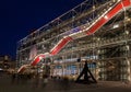 The Pompidou Centre, Paris, at night